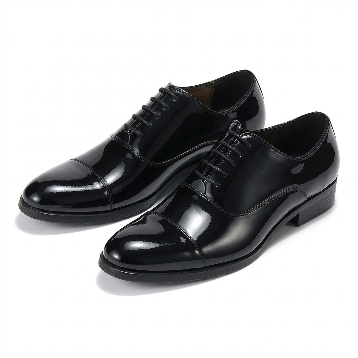 Men's Genuine Leather Office Business Shoes Top Layer Cowhide Three Buckle Design Comfortable Work Footwear