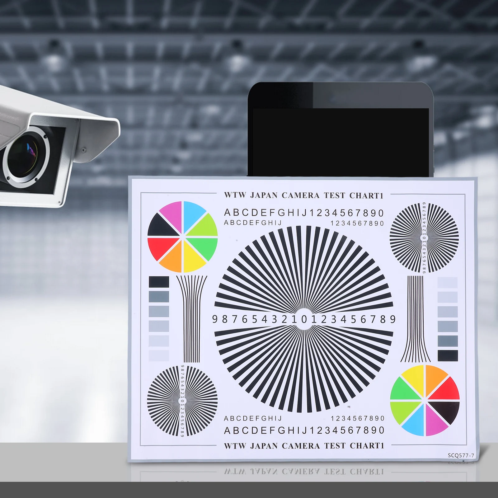 

Monitoring Focus Cctv Camera Calibration Tool Lens Alignment Chart For Clear Image Assessment Sturdy Design Versatile