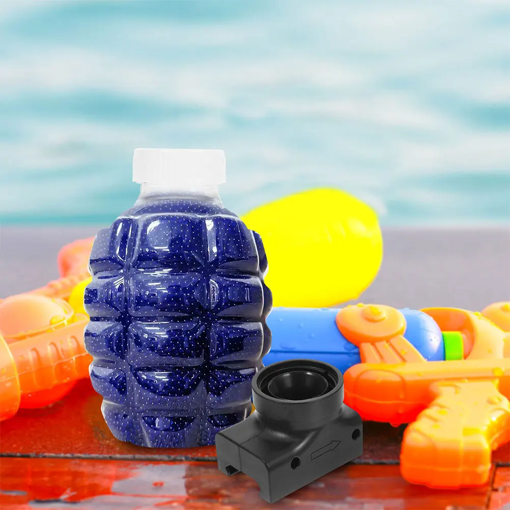 

2Sets Beads Container Adapter Converter Durable Storage Bottles Quick Installation Reusable Plastic Display Bottles Beads