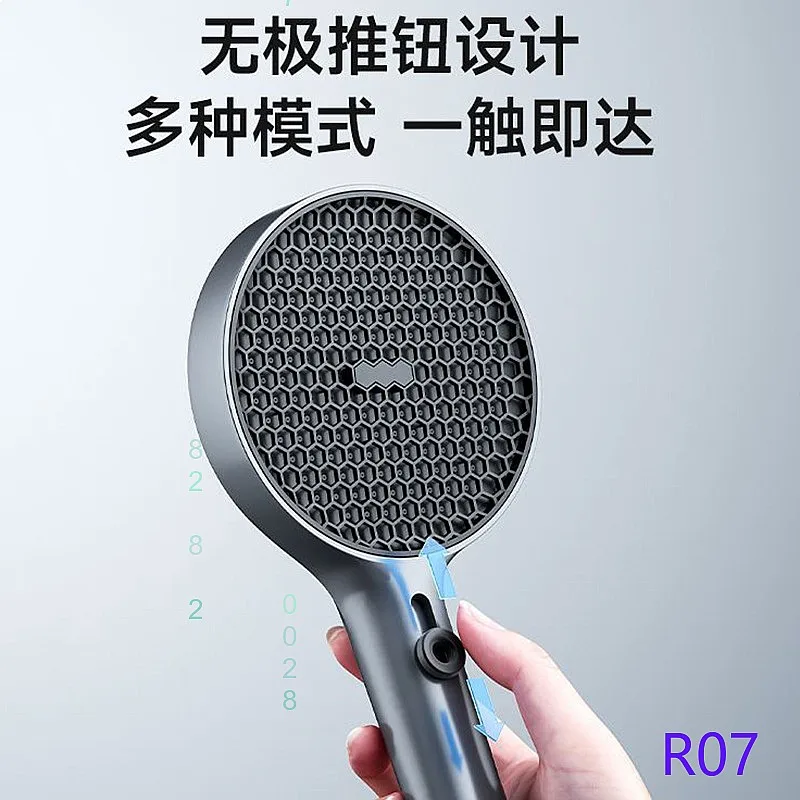 Handheld Shower Head with Gun 5 Inch High Pressure Adjustable Panel Set