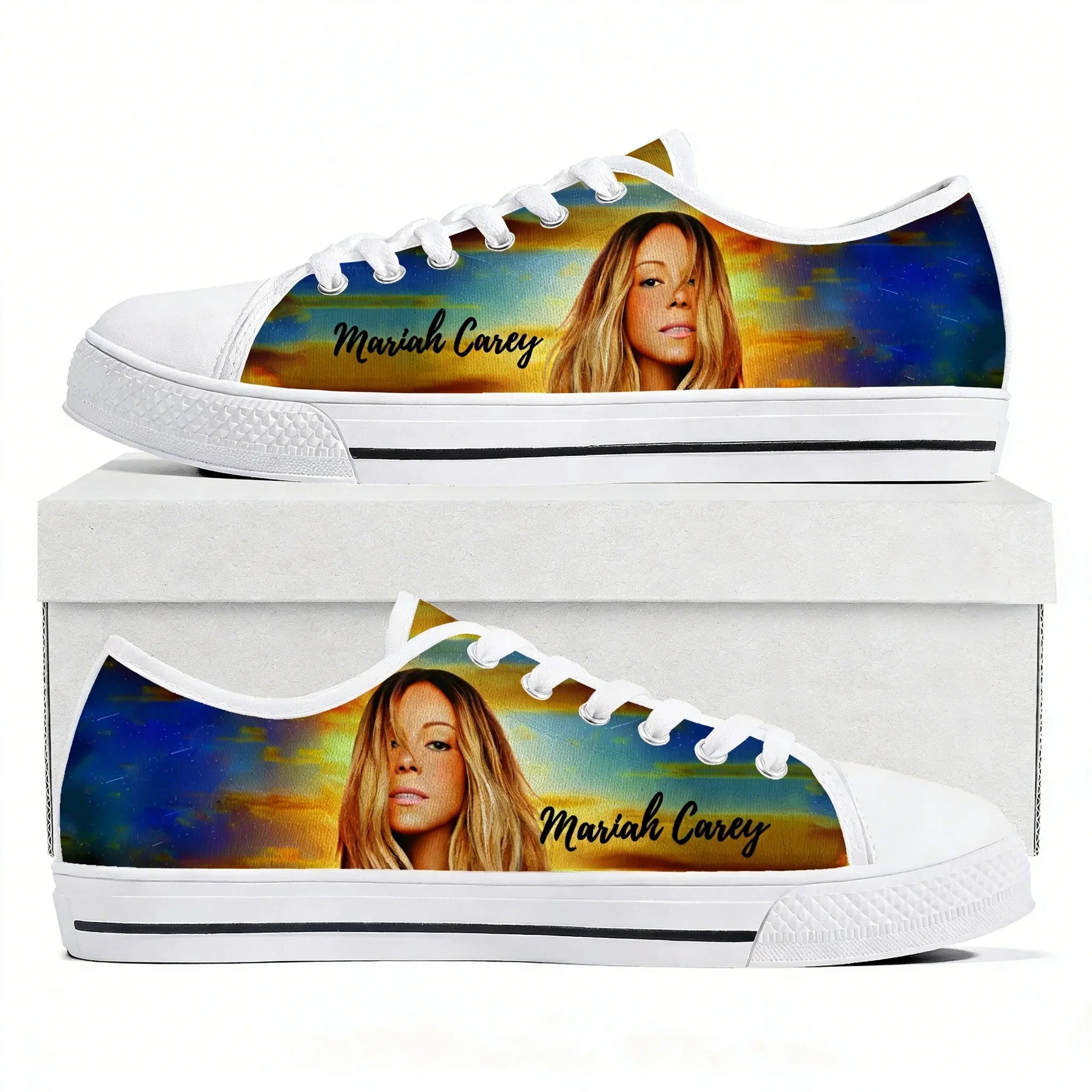 

Mariah Carey Singer Low Top Lightweight Sneakers Mens Womens Teenager Flats Canvas Sneaker Hiking Travel Casual Shoes
