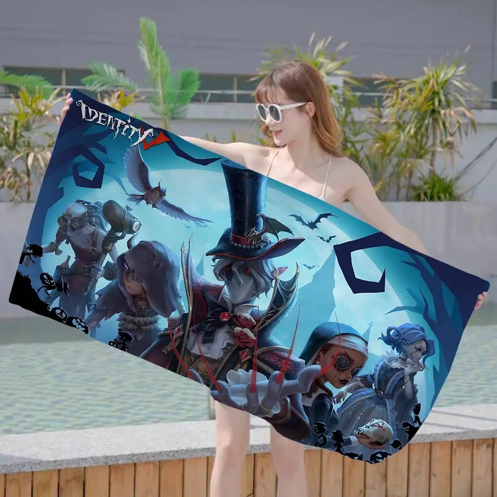 Horror Game I-Identity V Microfiber Printed Beach Towel Mountain Climbing Yoga Beach Swimming Running Absorbent Soft Towel