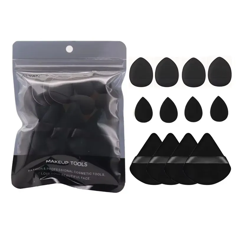 ファンデーションパウダー,メイクスポンジ,卵,ピンク,パープル,化粧道具,アクセサリー,マルチカラー,卸売り,12個用の柔らかい化粧品パフセット