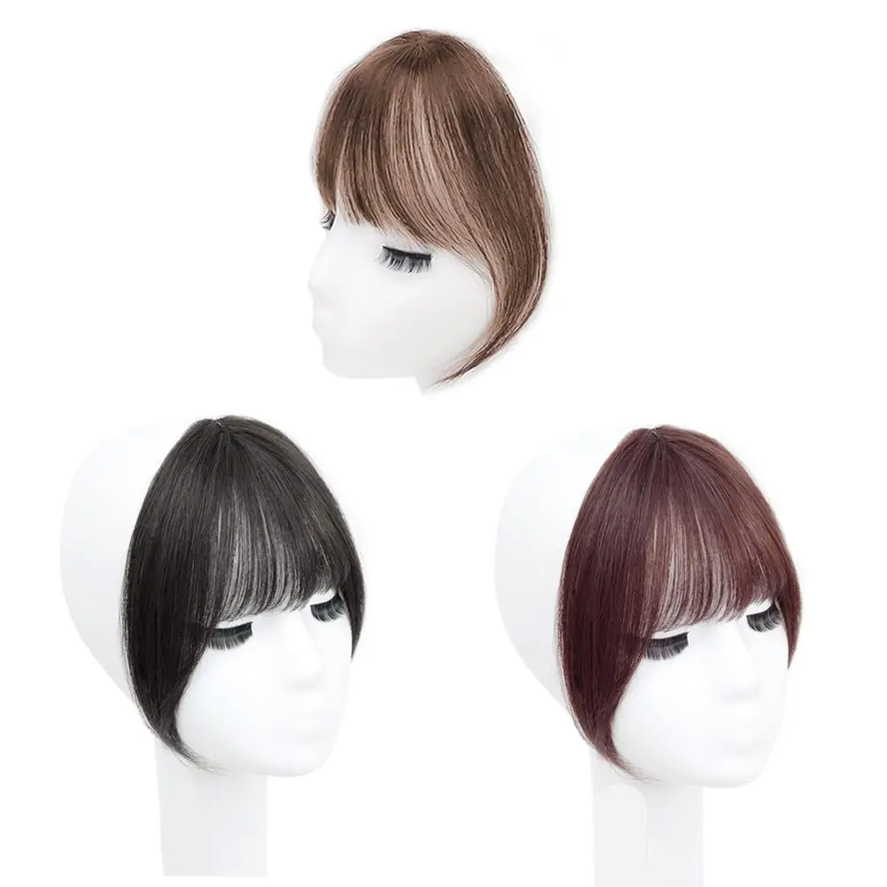 Fake Air Bangs Hairstyle Tool Hair Clip Extension Synthetic Hair Fake Tassels Natural Wig Women Clip Bangs Tool Natural Wig