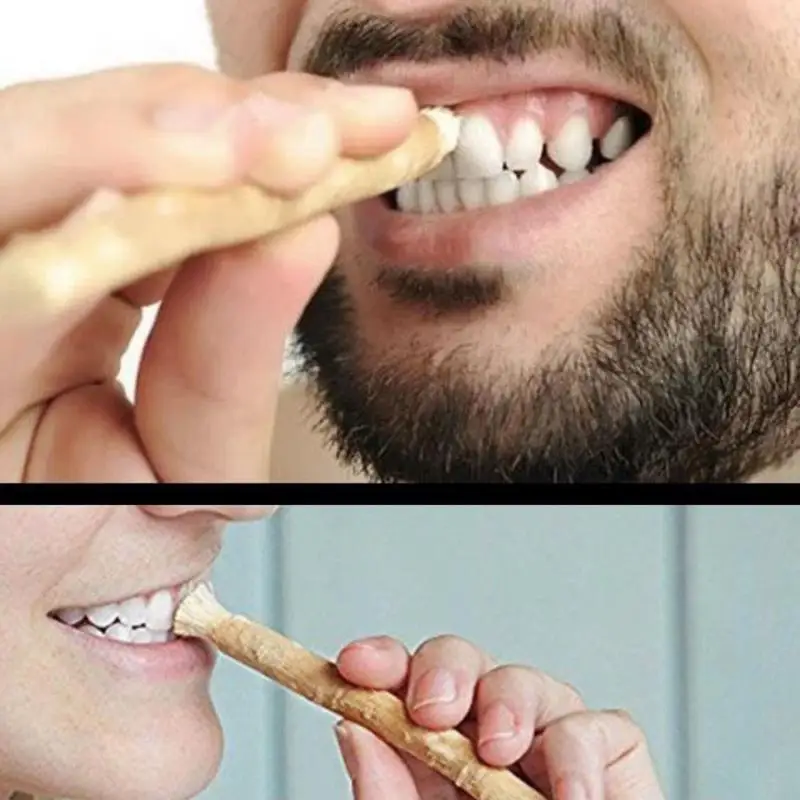 New-1Pcs Portable Natural Miswak Toothbrush Traditional Teeth Whitener & Manual Tooth Care Stick For Travel