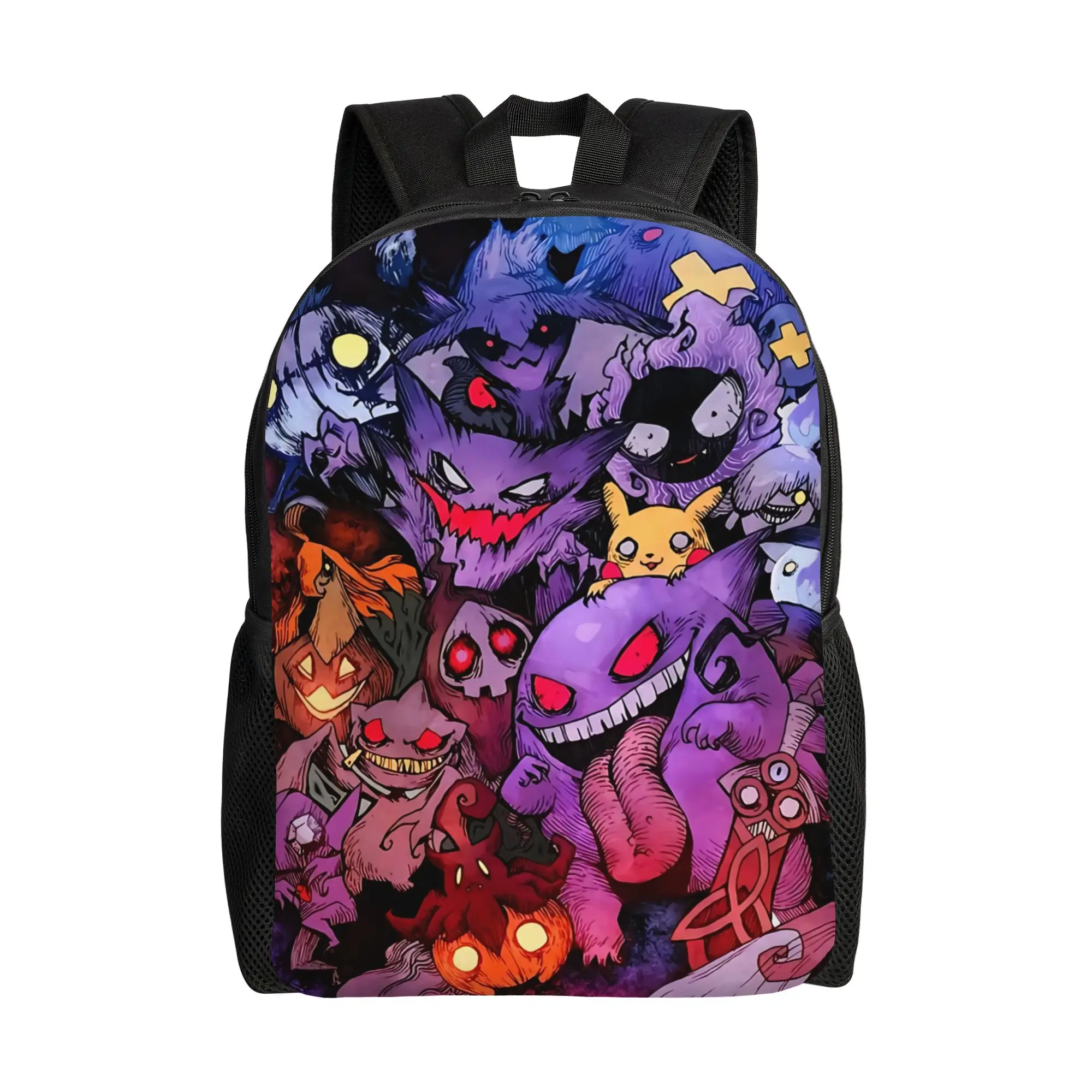 Pokemon Gengar backpacks Daypack  mochila Office Work Large Capacity Rucksack