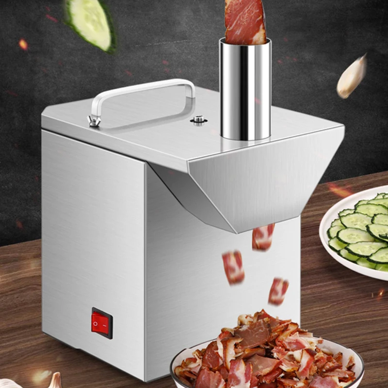 PBOBP Auto Slicing Machine for Bacon Celery Garlic Sausage Ham Carrot Multi-Function Vegetable Cutter Kitchen Slicing Tool