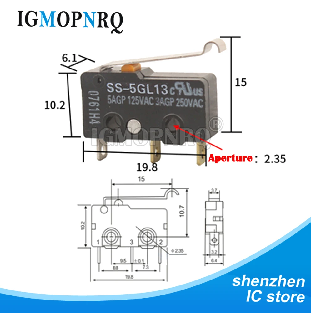1PCS Micro Switch SS-5 5-F SS-5GL 5GL-F SS-5GL2 5GL2-F SS-5GL13 SS-10 10GL 10GL2 10GL13 SS-01 01GL 01GL2 01GL13 Original