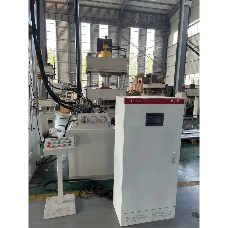 Y32 400 Ton 4-Post Hydraulic Press Machine Metal Sheet Stamping Composite Hot Pressing with PLC Control And Hydraulic Motor Pump