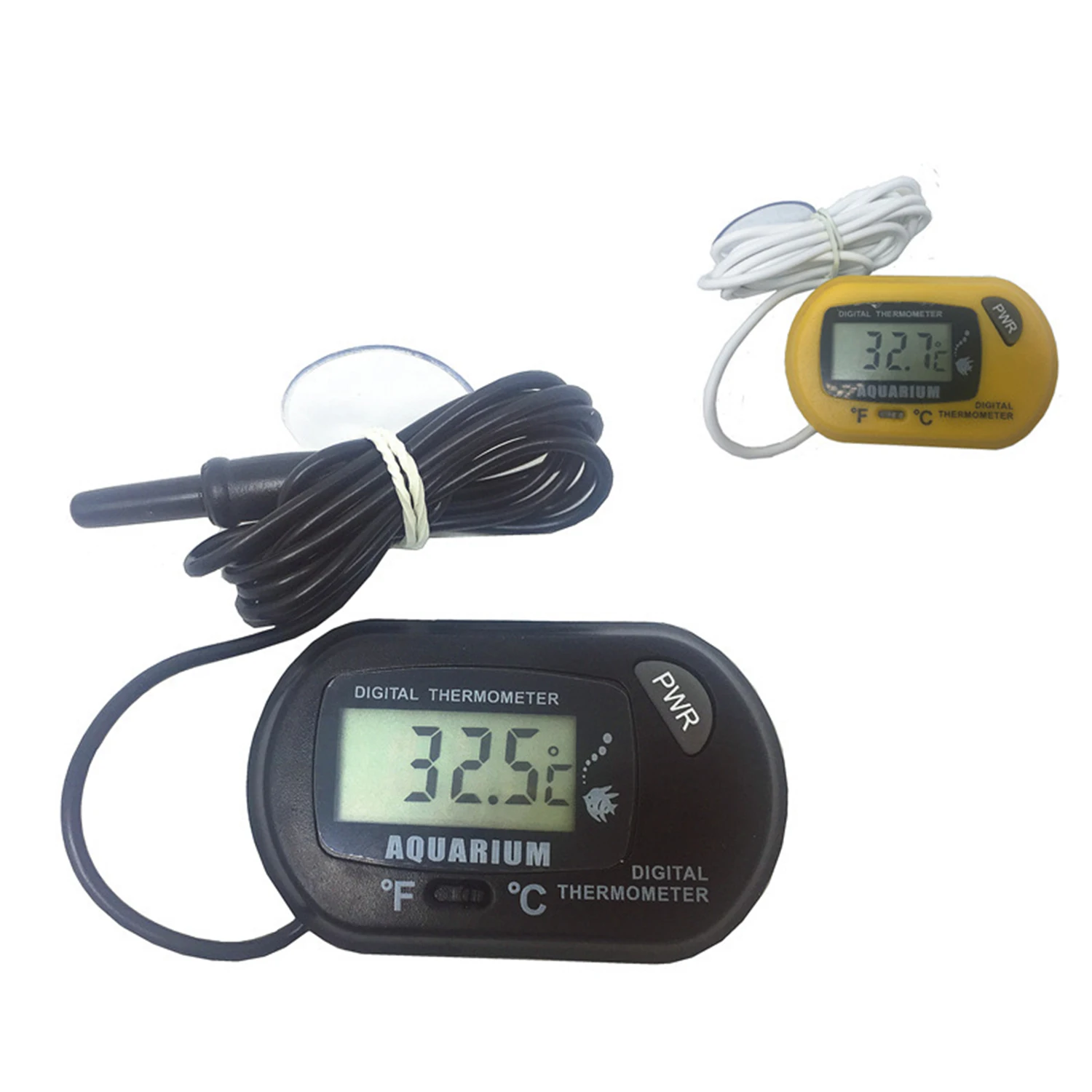 Fish Tank LCD Digital Aquarium Thermometer Temperature Water Meter Aquarium Temp Detector Fish Alarm Pet Supplies Tool Aquatic