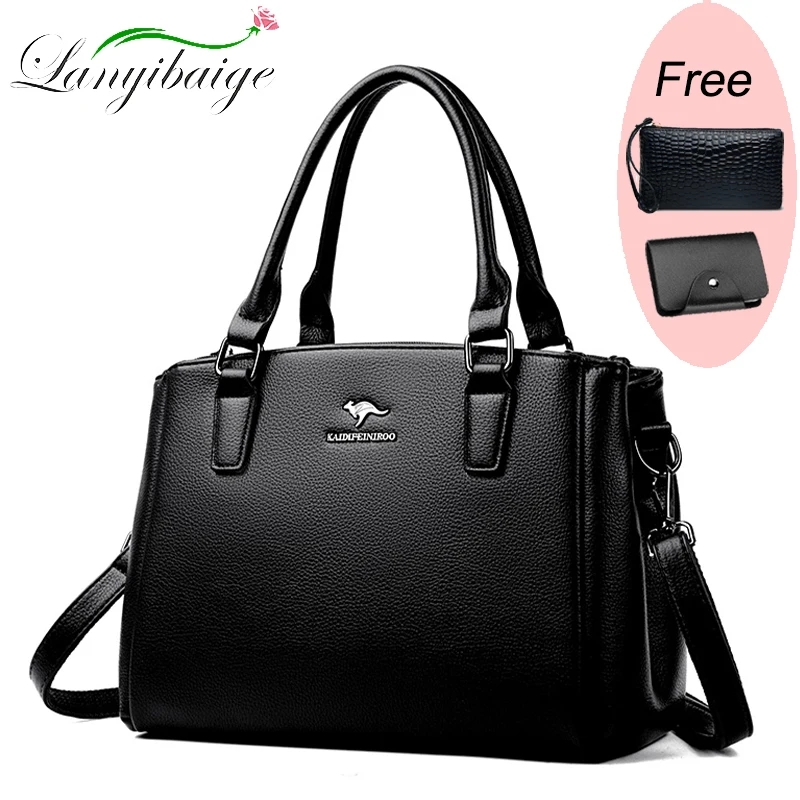 Luxury Women Layers Soft PU Leather Shoulder Crossbody Bags High Quality Female Messenger Tote Sac 2023 Designer Ladies Handbags