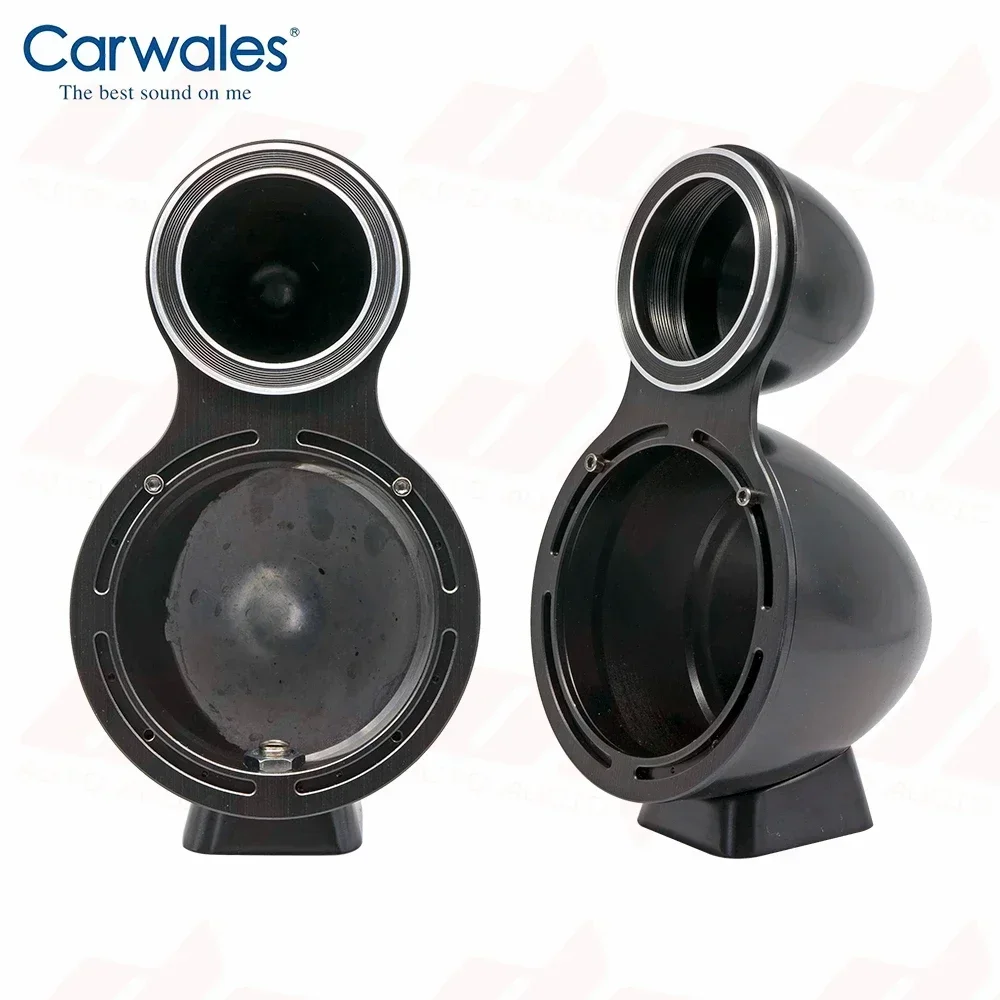 1pair Car 3-way Midrange Treble Stand Aluminum Alloy Shell 3.5 Inch Mid Range Treble Speaker Bracket Adapter Box Tweeter Stand