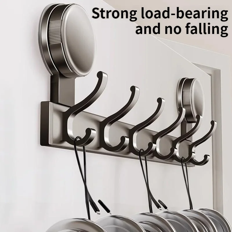 لاصق الباب الخلفي شماعات الملابس لا الحفر قوي شفط كأس هوك الحمام خزانة غرفة النوم خطاف تعليق المعاطف المنزلية الأساسية #4