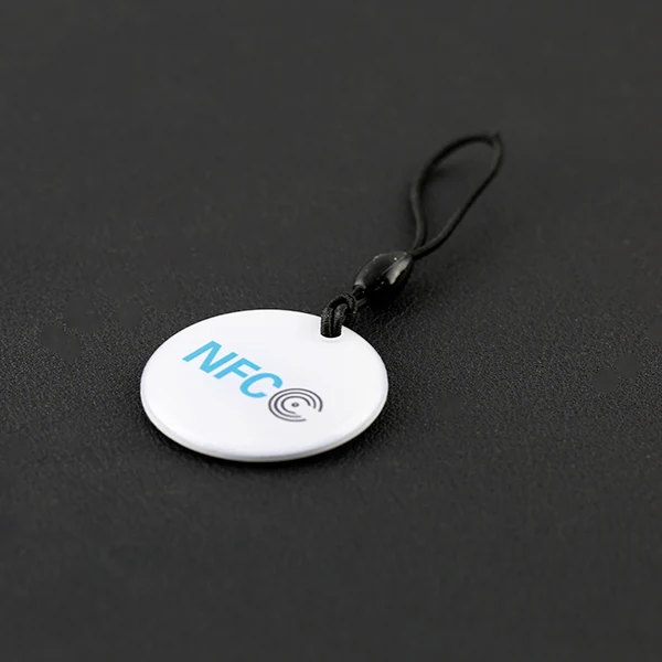 NFC tags circular pendant S50 compatible with 13.56 MHZ RFID/NFC chip