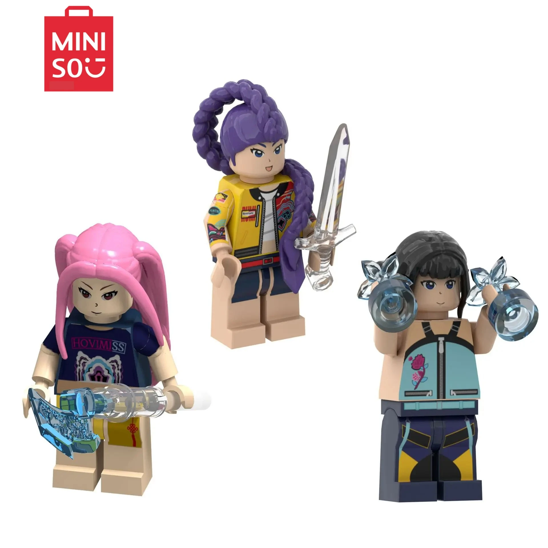 

New product: KPop Demon Hunters Building Blocks, Rumi Assembly Model Doll, Building Blocks Toy
