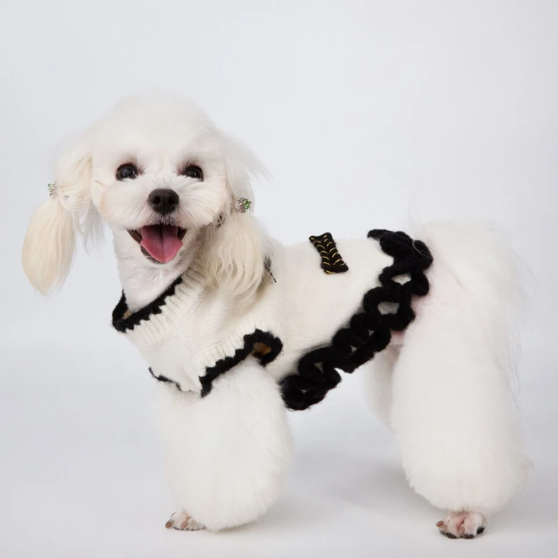 

Зимний свитер для собак, пальто, мальтийская одежда, померанский шпиц Ши-тцу, пудель, бишон Фризе, шнауцер, одежда для кошек, щенков, одежда для маленьких домашних животных