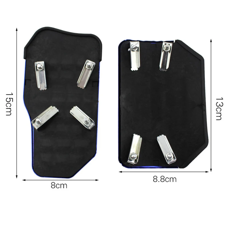 Universal Aluminum Manual Automatic Transmission Non-Slip Design Car Pedal Cover Set Kit Auto Accessories Gas Brake Pedal