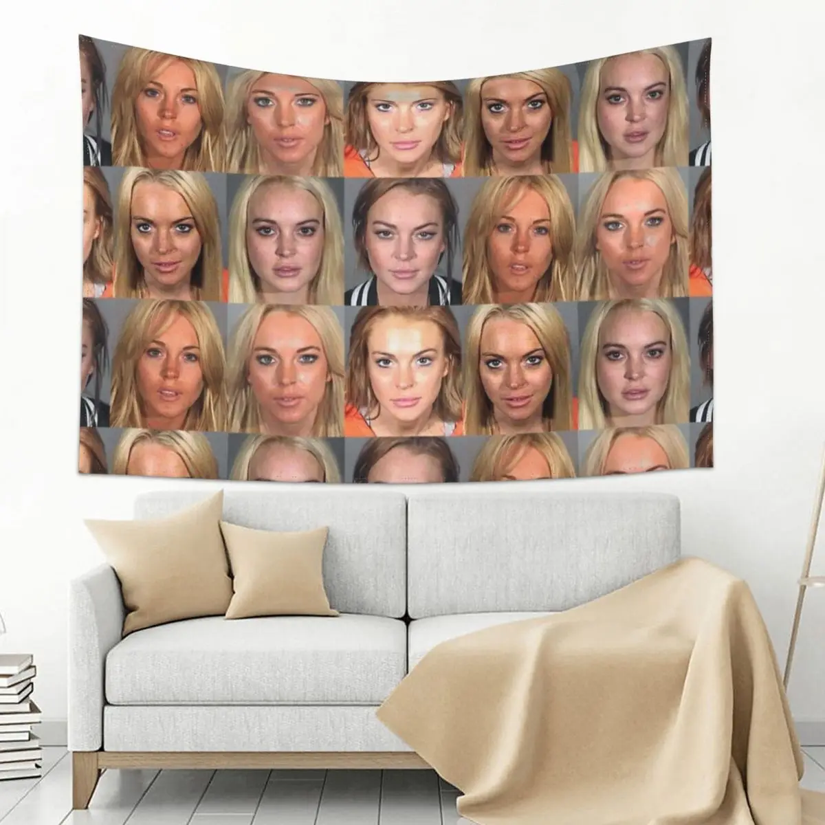 

lindsay lohan mugshot Tapestry