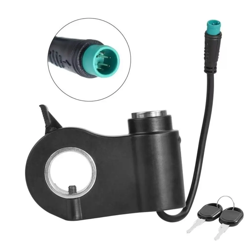 Plastic Electric Scooter Throttle Key Lock Waterproof Plug Thumb Throttle Black Metal for KUGOO KukirinG2 Pro/G2 Max