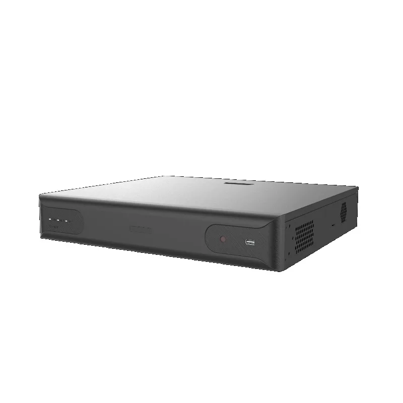 32CH 12MP/8MP/6MP/5MP/4MP/3MP/2MP non-POE NVR with 4 SATA hard disk slots, supports VCA AI function and ACUSEARCH