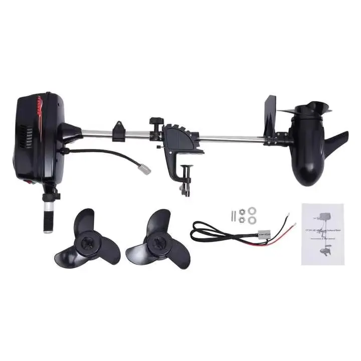 High Quality New HANGKAI 8.0 Brushless Electric Boats Outboard Motors With M2200 48V 2200W Output Fishing Boat Engines