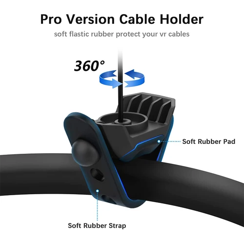Imagen 2 del producto Gestión de cables de VR para Meta Oculus Quest 2, Rift S, Valve Index, HTC Vive, Vive Pro, HP Reverb G2, PSVR Link, accesorios de VR