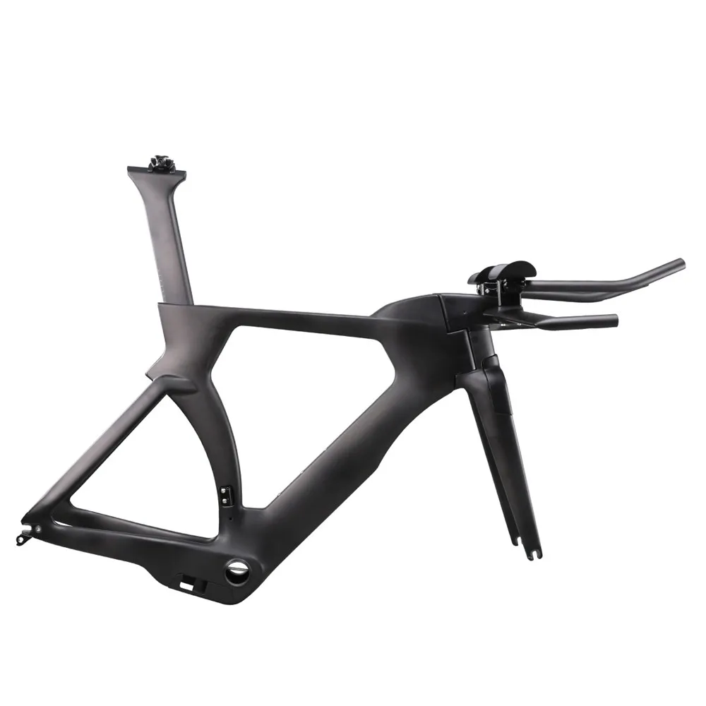 2020 Ican New Time Trial frame carbon fiber TT frames with BB386 bottom bracket 700X25C tire