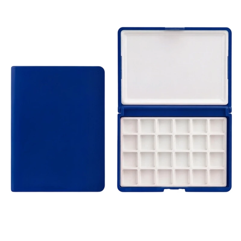  Plastic Watercolor Palette 24 Wells Paint Storage Container For Acrylic Watercolor Oil Paint Storage and Mixing Color