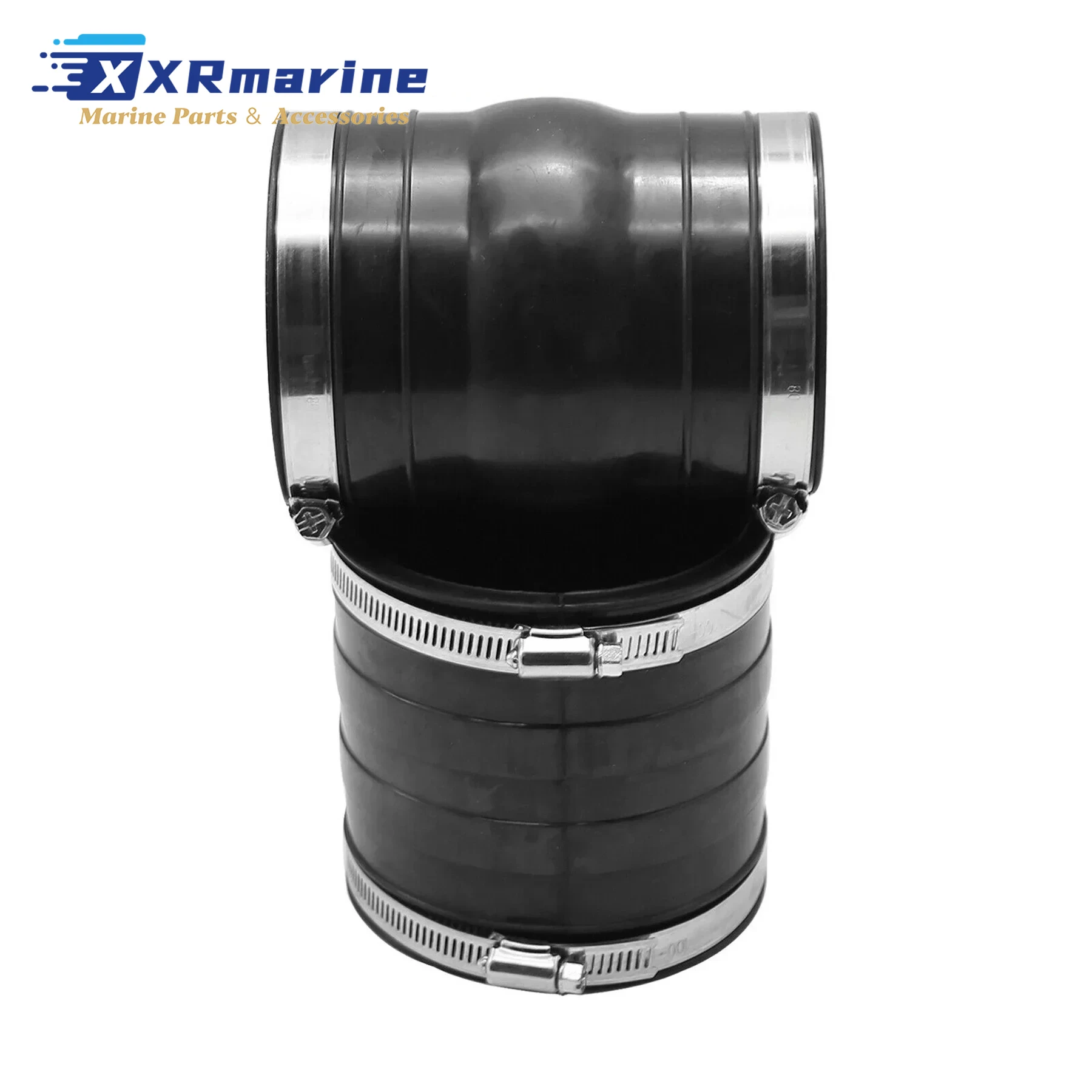2 Pcs Exhaust Hose Bellows 3852696 3852741 for Volvo Penta V6 V8 4.3L 5.0L 5.7L 5.8L 7.4L 8.1L Motor 3863450 18-2779 18-2780 view 3