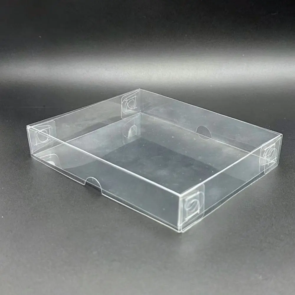 Rectangle Clear Storage Box With Lid Plastic Packaging Container For Retail Display Gift Present Organizer Case