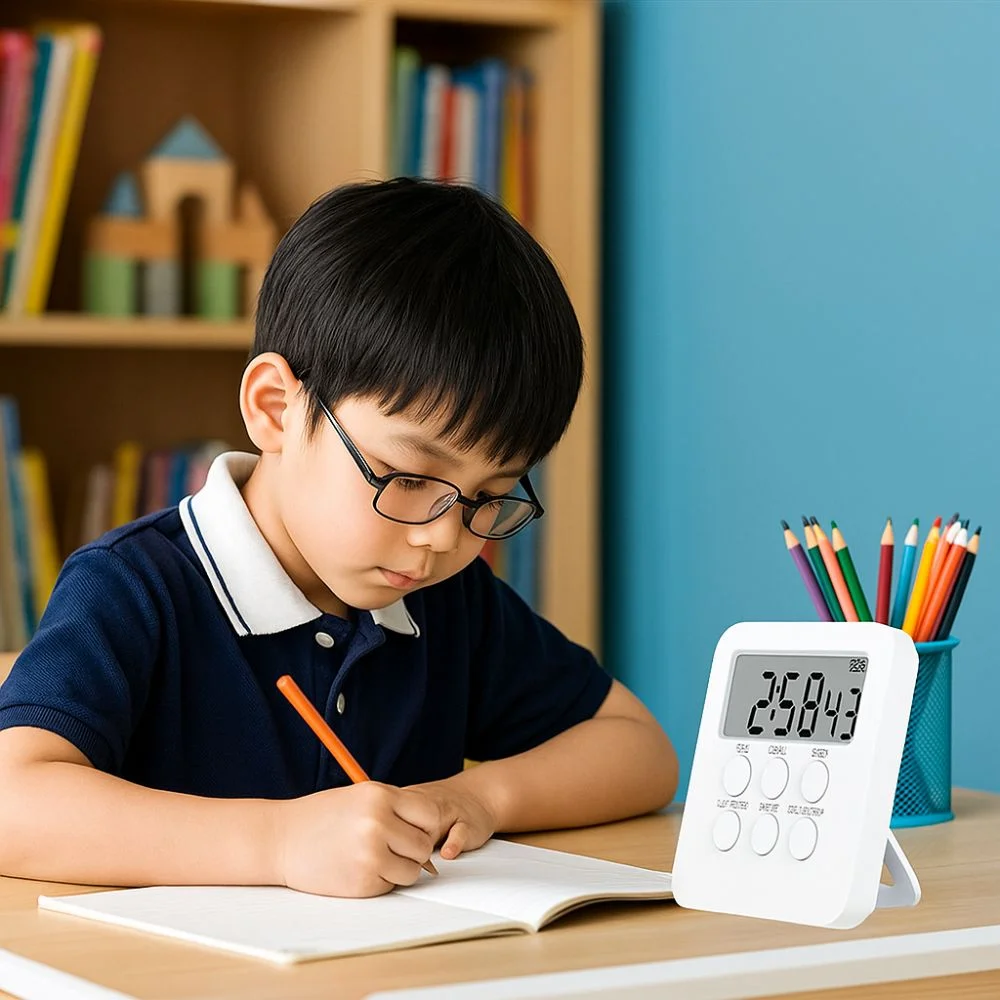 Self-discipline Silent Electronic Timer Visual Setting Multifunction Kitchen Timer Magnetic Alarm Clock Cooking