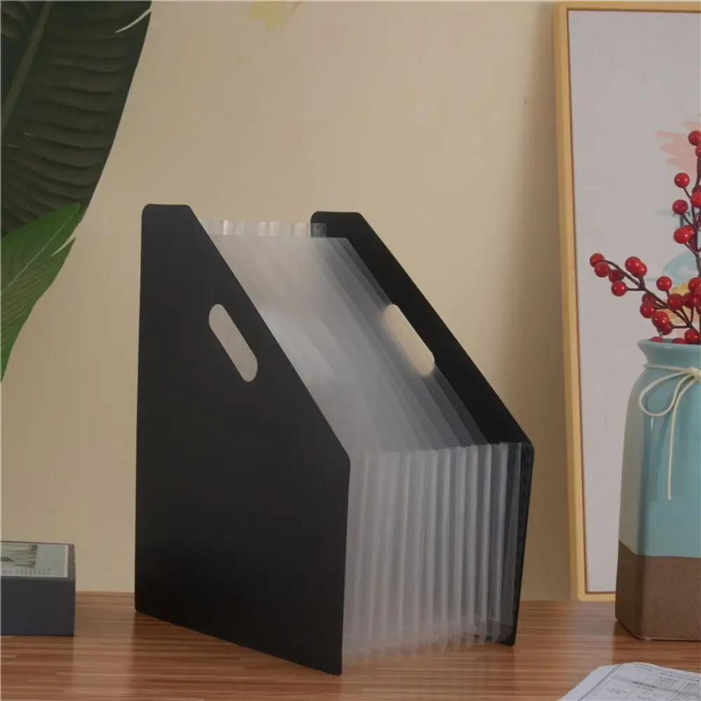 A4 Multilayer Folder Vertical Desk Bookends Organ Pack Student Bag Test Paper Holder Data File Expanding Folders