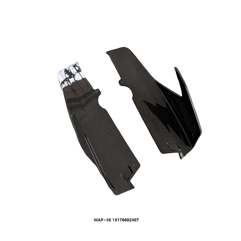 

ForLamborghini Huracan STO 2022 V Style Dry Carbon Fiber Side Skirts Vents Trim