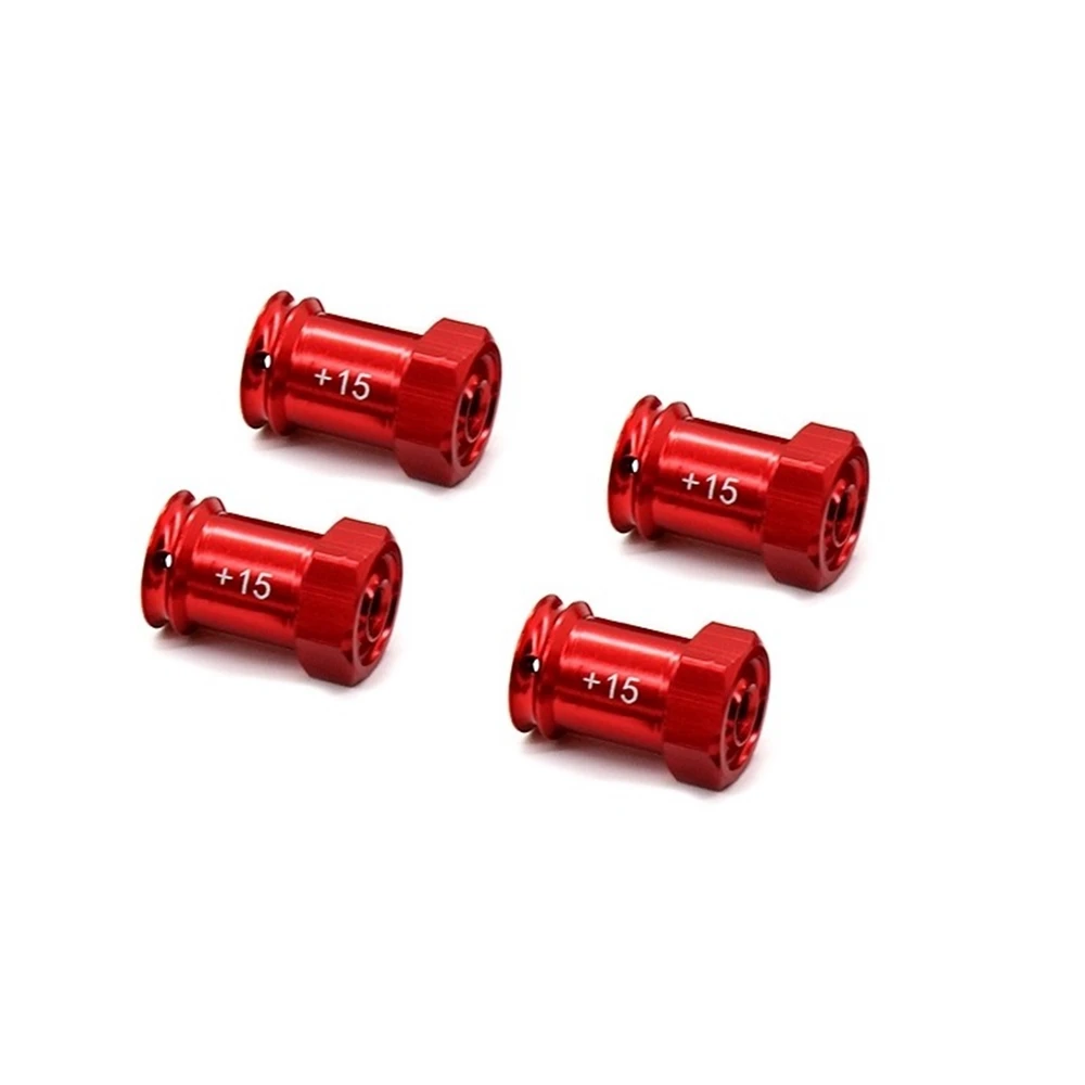 Metal Hex Wheel Hub Extension Adapters for Traxxas 1/16 Mini E-Revo Slash Rally Summit RC Car Upgrade Parts,A images - 6