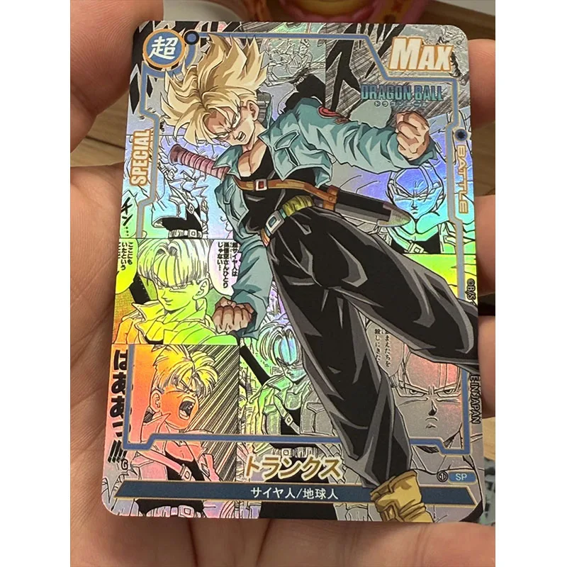 Anime Dragon Ball Son Diy Homemade Flashcards Characters Goku Trunks Vegeta Iv Frieza Cell Vegetto Gogeta Collectible Cards