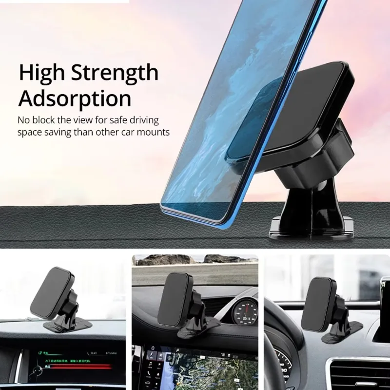 Magnetic Car Phone Holder Car Air Vent Phone Mount Universal Dashboard Magnet Cell Phone Holder Stand for iPhone Samsung Xiaomi