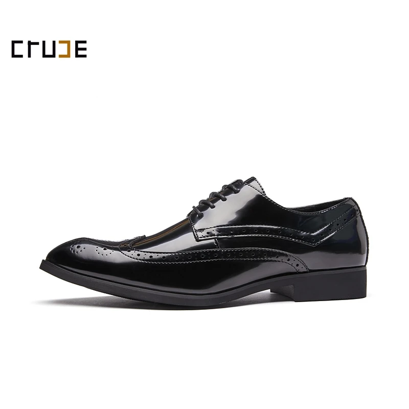 

CRUCE Dress Shoes Man Men Shoes Social Shoe Male Knight Shoes Luxury Man Shoes Leather Shoes Man Derby Shoes Oxfords Shoes