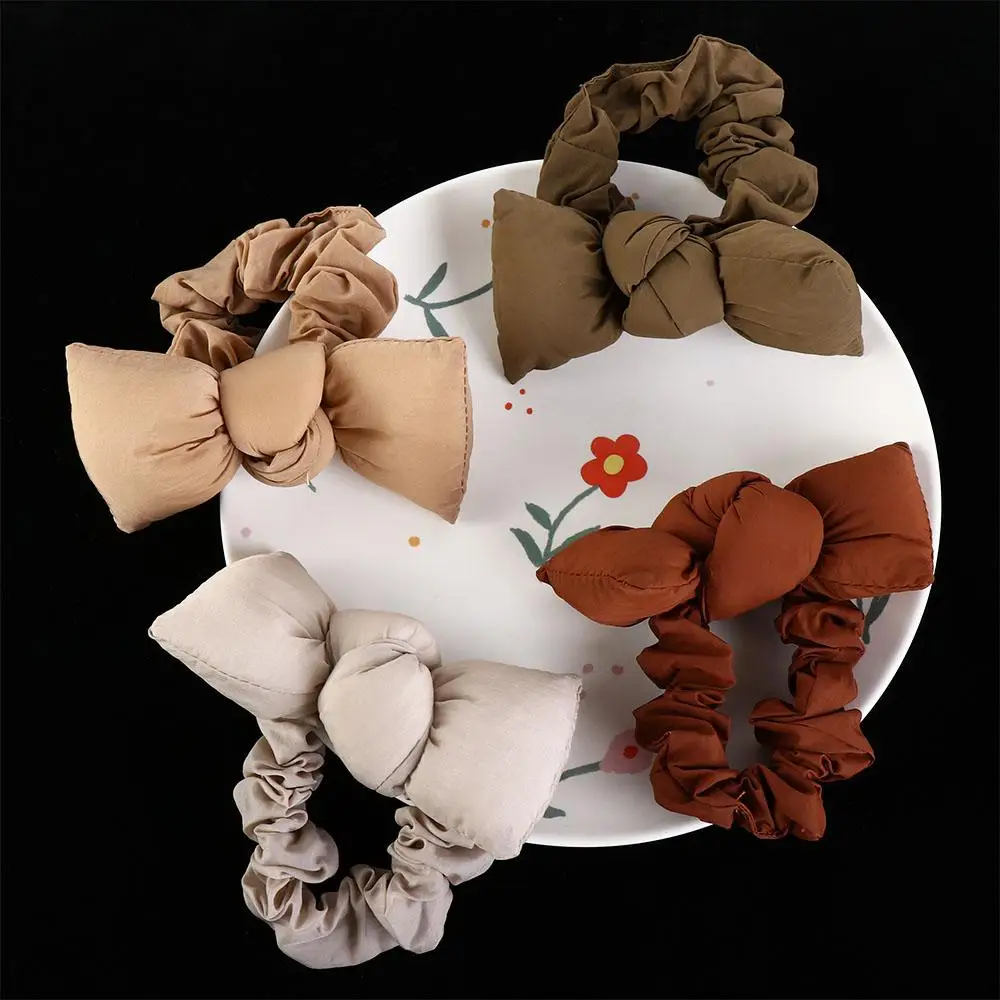 Mode Elastisch Haaraccessoire Ins Stijl Boog Katoenen Hoofddeksels Koreaanse Stijl Haar Touw Paardenstaart Houder Vrouwen Haar Scrunchies