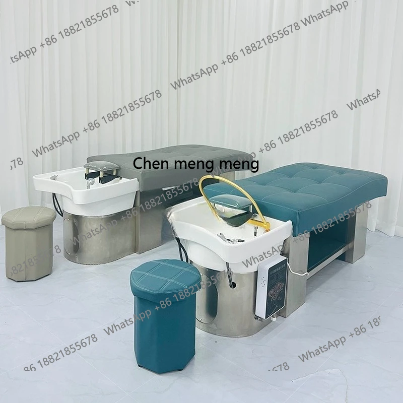 

X Constant temperature shampoo bed, beauty hair therapy massage fumigation integrated shampoo bed, hair salon and beauty salon