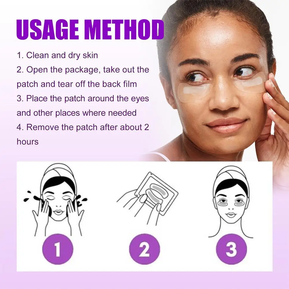 Micro-needle Under Eye Patch For Wrinkles Fine Lines Removal Hyaluronic Acid Eye Mask Dark Circle Puffiness Eye Pads