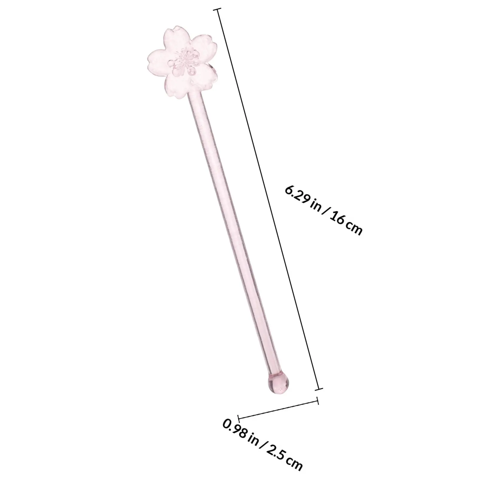 2Pcs Smooth Glass Stirring Rods Multi Function Cocktail Stirrer Reusable Coffee Stir Sticks for Mixed Drinks Juice Milk Honey