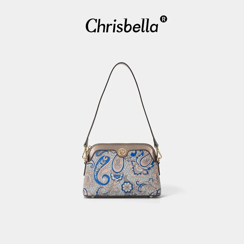 

CHRISBELLA new national style messenger shell bag