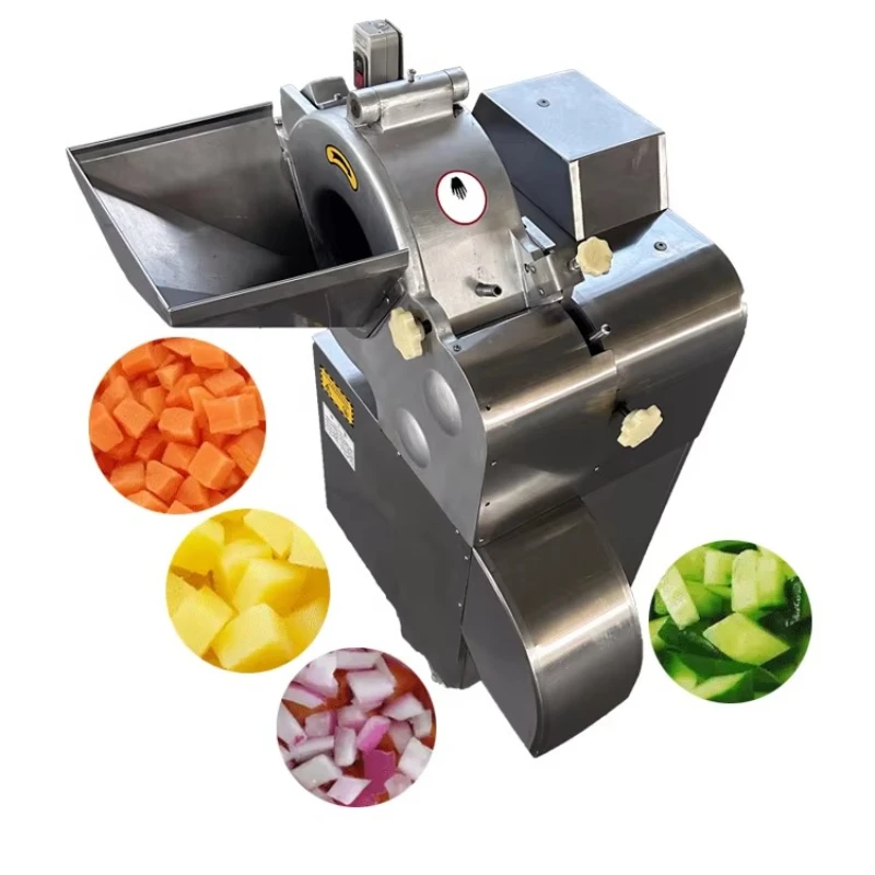 Multifunctional automatic vegetable and fruit slicer cube cutting machine
