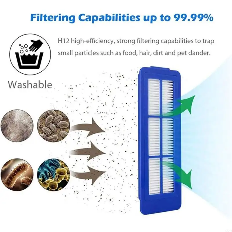 Filtros Filtros aspiradora Filtros reemplazo robótico Accesorios robot barrido Material plástico para 11SMAX N58D