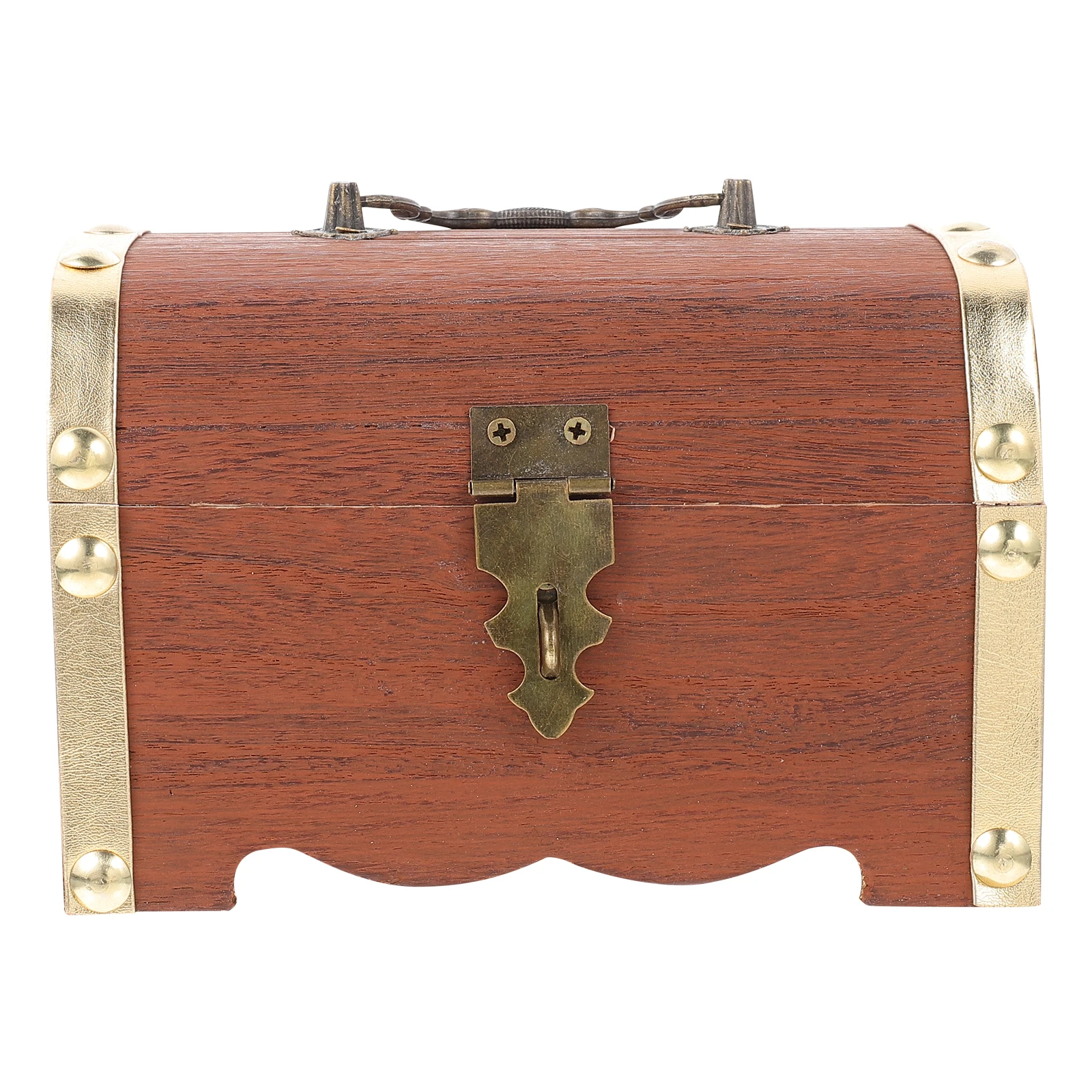 

Wooden Storage Box For Coin Jewelry Home Decor Dustproof Wood Coin Box Piggy Bank Simple Design Space-Saving Wood