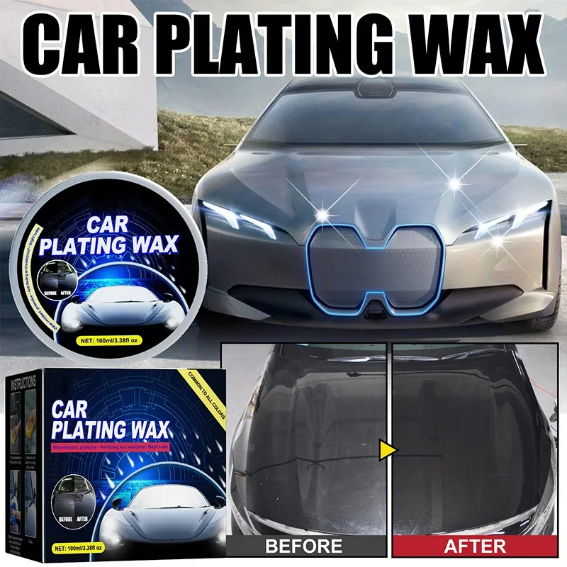 

2495Car Plating Wax Original Car Crystal Plating Set Auto Coating Auto Hardness Maintenance