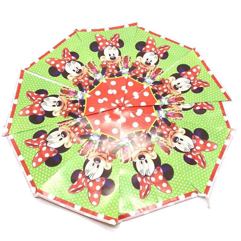 81/51Pc Disney Minnie Mouse Theme Kid Favor Birthday Party Paper Disposable Cup+Plate+Napkin+Flag+Tablecloth Decoration Supplies