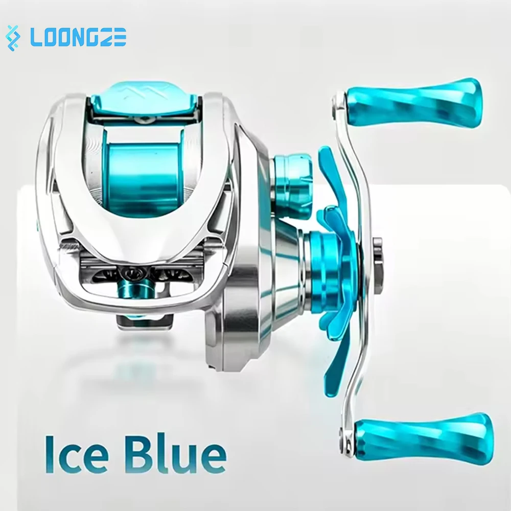 LOONGZE A51MC BFS Low Profile Baitcasting Reel 3.8kg Max Drag CNC Aluminum Magnetic Floating Brake Finesse Fishing Reel view 2