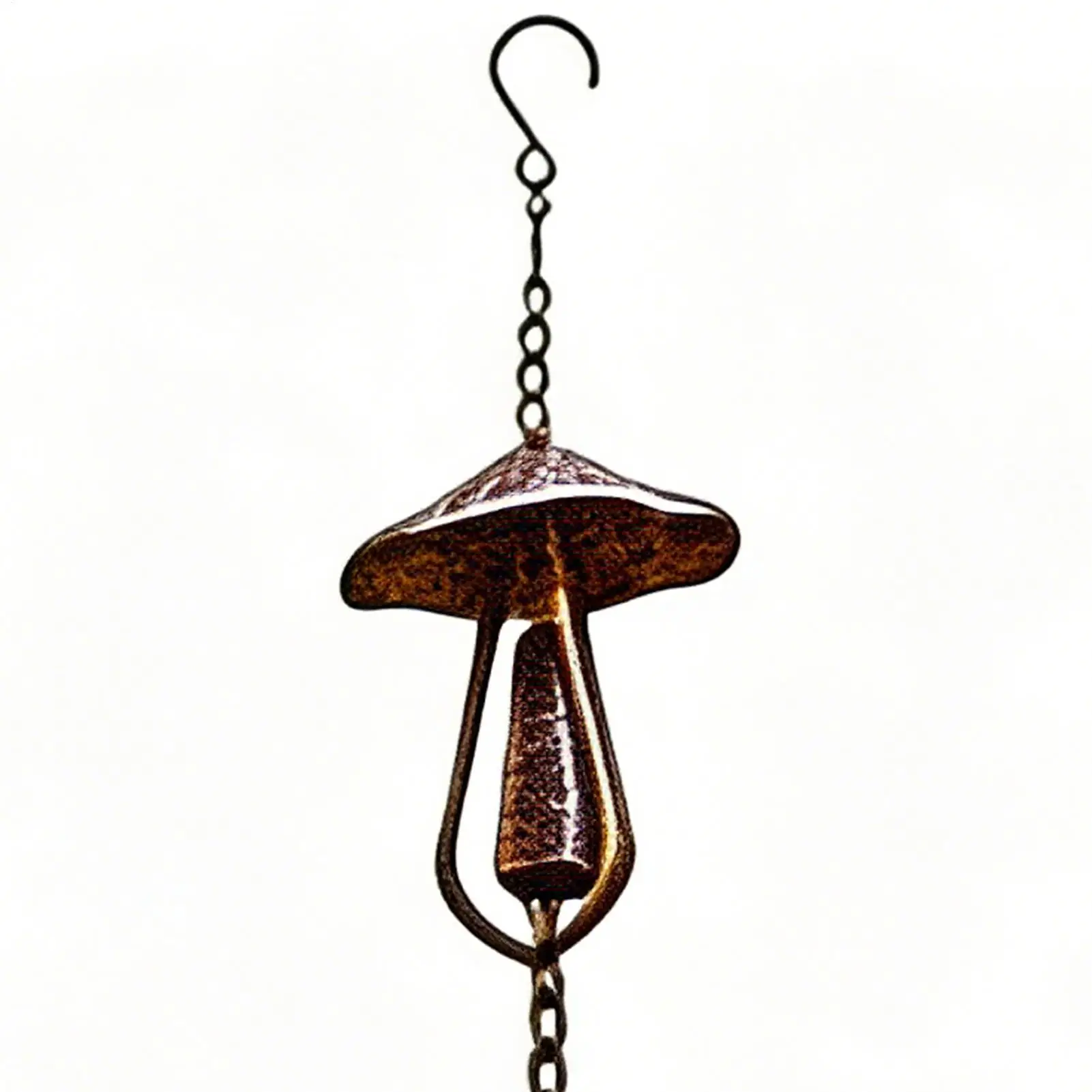 Rain Chains For Gutters Decorative Heavy Duty Rotating Metal Outside Gutter Replacement Downspout For Garden Yard Pathway Patio