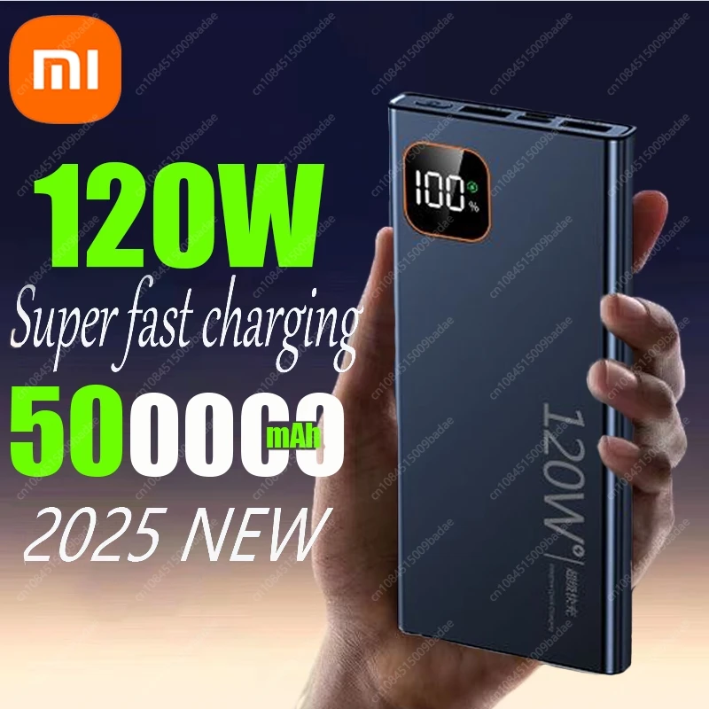 Супер быстрая зарядка Xiaomi 120 Вт 200000 mAh Power Bank Powerbank высокой емкости Портативное зарядное устройство для iPhone Samsung Huawei Супер быстрая зарядка Xiaomi 120 Вт 200000 mAh Power Bank Powerbank высокой емкости Портативное зарядное устройство для iPhone Samsung Huawei